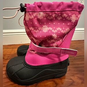 Columbia Fuchsia and Black Winter - Snow Boots